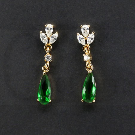 pendientes zirconita