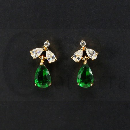 pendientes zirconita