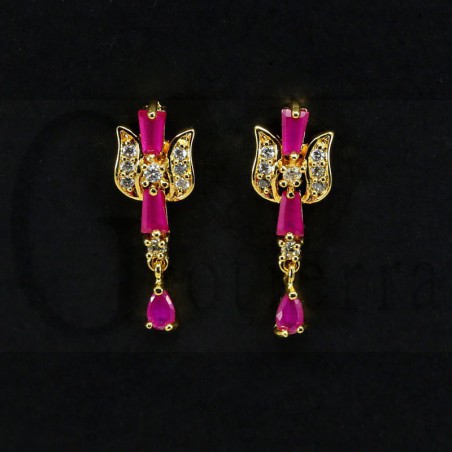 pendientes zirconita