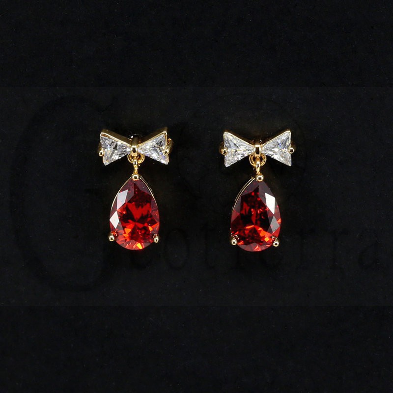 pendientes zirconita