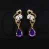 pendientes zirconita