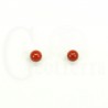 pendientes jaspe rojo 6mm