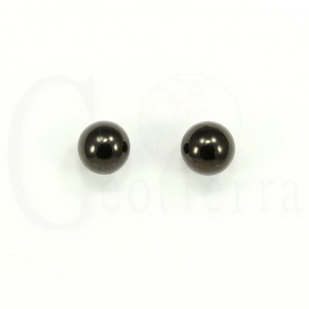 pendientes shungita azabache 10mm