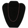 collar granate tallado