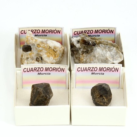 mineral cuarzo morion