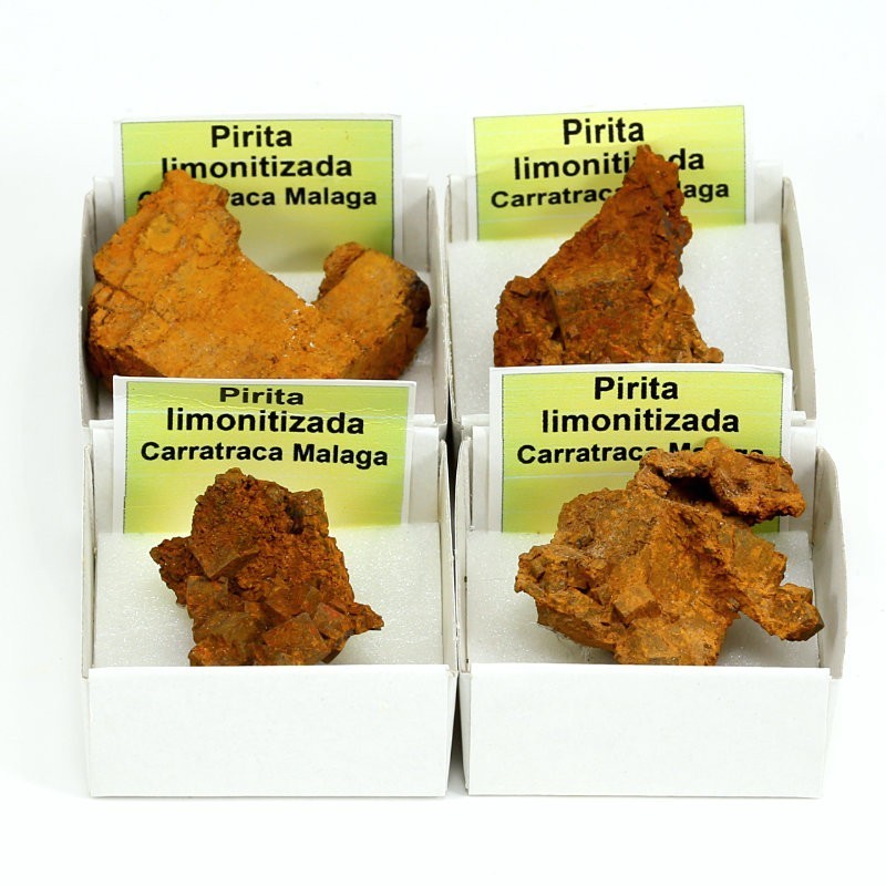 mineral pirita limonitizada
