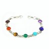 pulsera chakras plata