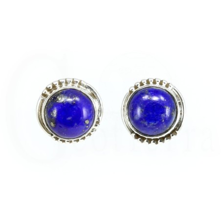 pendientes lapislazuli plata