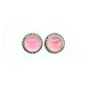 pendientes cuarzo rosa