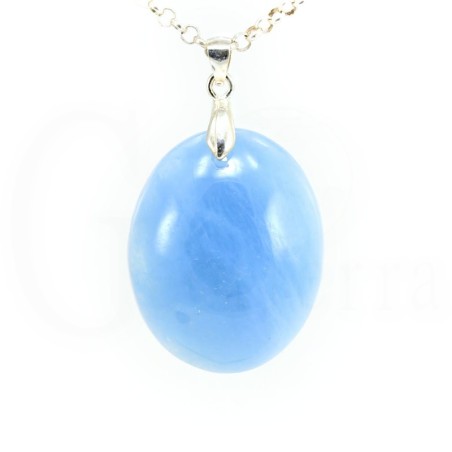 colgante aguamarina