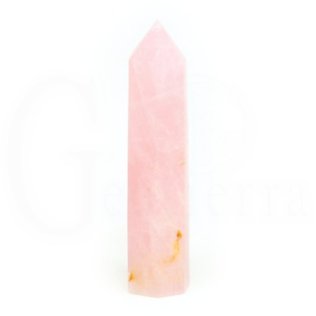punta cuarzo rosa
