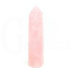 punta cuarzo rosa