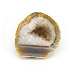 geoda de agata y cuarzo