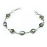 pulsera labradorita plata