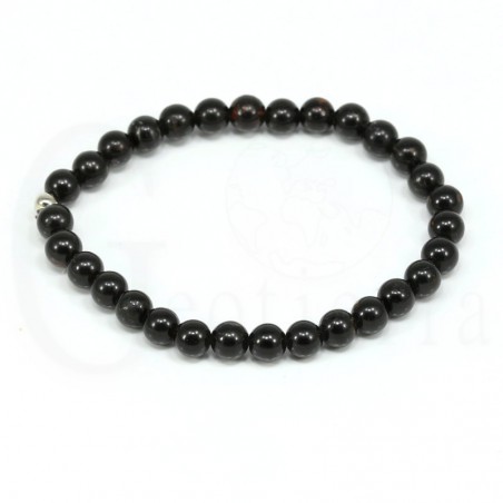 pulsera turmalina negra 6 mm